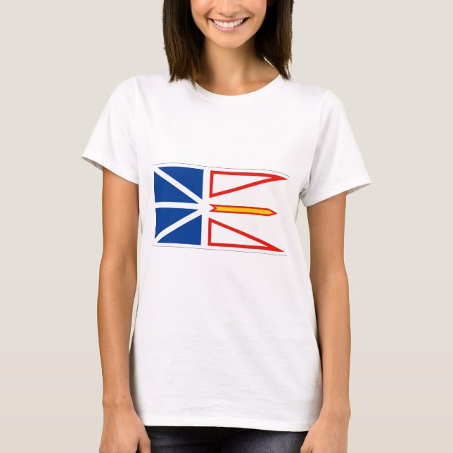 T-SHIRT DRAPEAU DE TERRE-NEUVE (Devant)