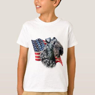 T-shirt Drapeau de Terrier de bleu de Kerry