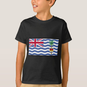 T-shirt Drapeau de territoire d'Océan Indien britannique