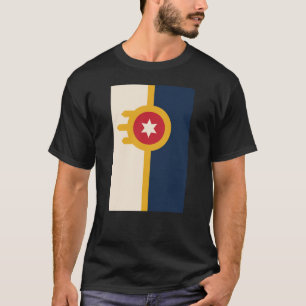 T-shirt Drapeau de Tulsa, Oklahoma