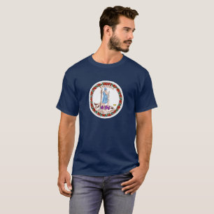 T-shirt Drapeau de Virginie