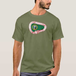 T-shirt Drapeau de Washington Carabiner Escalade