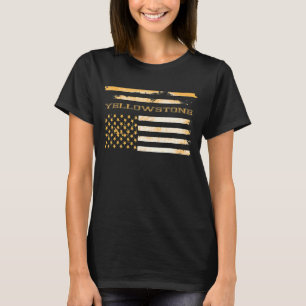 T-shirt Drapeau de Yellowstone