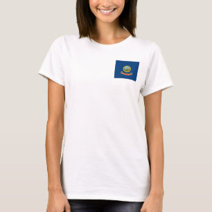 T-shirt Drapeau de Zip Jogger en polaire féminin de l'Idah