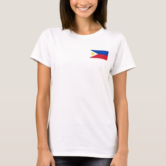 T-shirt Drapeau de Zip Jogger en polaire féminin des Phili (Devant)