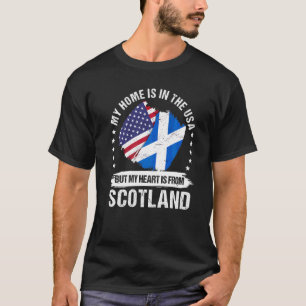 T-shirt Drapeau d'Écosse patriote américain R