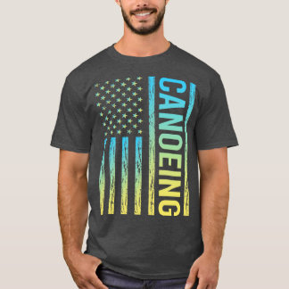 T-shirt Drapeau dégradant 02 Canoë-kayak