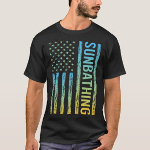 T-shirt Drapeau dégradant 02 Soleil Bain Soleil Bain de so
