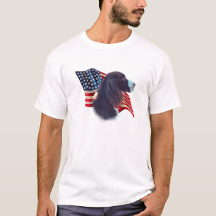 T-shirt Drapeau d'épagneul de springer anglais
