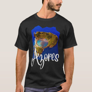 T-shirt Drapeau des Açores Racines patriotiques portugaise