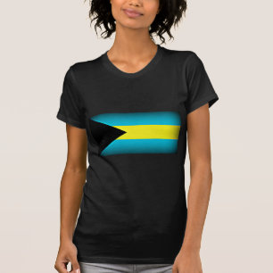 T-shirt Drapeau des Bahamas Arête sombre