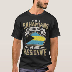 T-shirt Drapeau des Bahamas Filles et femmes bahaméennes p
