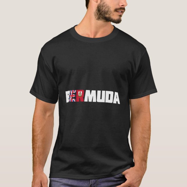 T-shirt Drapeau des Bermudes (Devant)