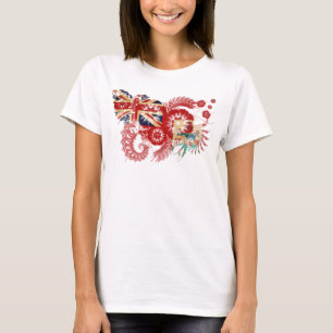 T-shirt Drapeau des Bermudes