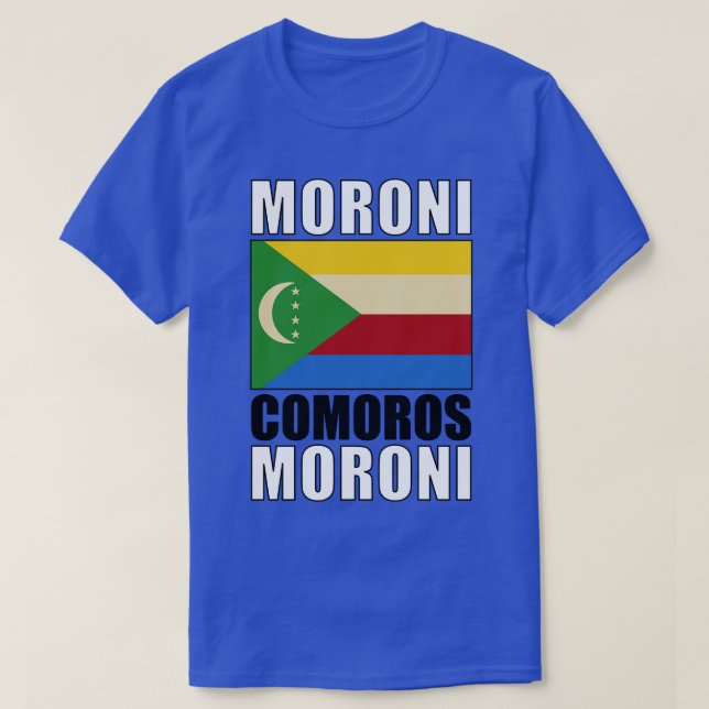 T-shirt Drapeau des Comores (Design devant)