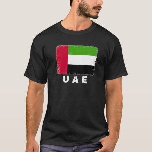 T-shirt Drapeau des Émirats arabes unis  Soutenir le peupl