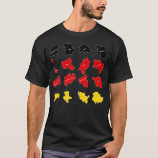 T-shirt Drapeau des États allemands