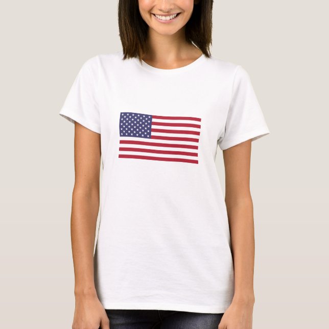 T-shirt Drapeau des États-Unis (Devant)