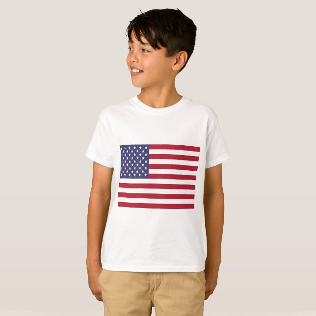 T-shirt Drapeau des États-Unis (Devant entier)