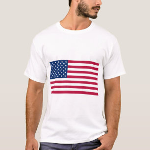 T-shirt Drapeau Des États-Unis D'Amérique