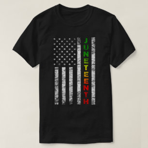T-shirt Drapeau des États-Unis du 10e parallèle afro-améri