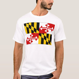 T-shirt Drapeau des Etats-Unis le Maryland