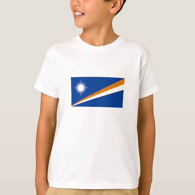 T-shirt Drapeau des Îles Marshall (Devant)