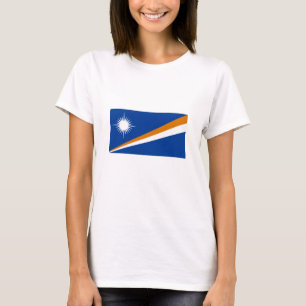 T-shirt Drapeau des Îles Marshall