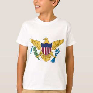 T-shirt Drapeau des îles Vierges américaines