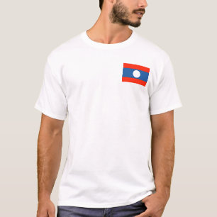 T-shirt Drapeau des Laotiens
