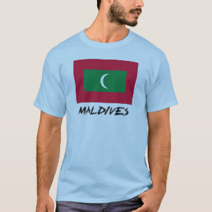 T-shirt Drapeau des Maldives