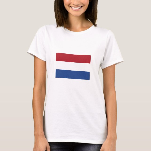 T-shirt Drapeau des Pays-Bas (Devant)