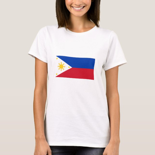 T-shirt Drapeau des Philippines (Devant)
