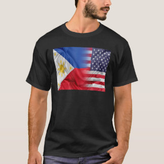 T-shirt Drapeau Des Philippines Aux Philippines - Racines 