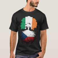 Drapeau des racines d'arbre en Irlande tchèque