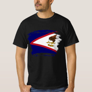 T-shirt Drapeau des Samoa américaines