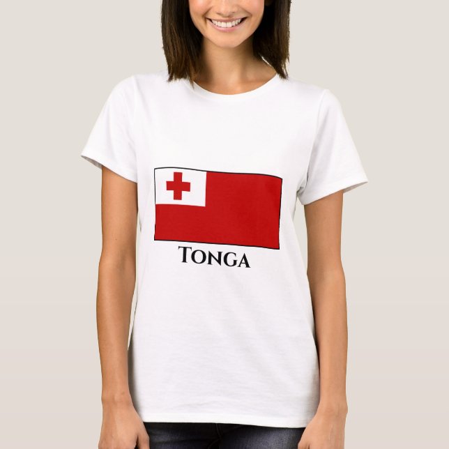 T-shirt Drapeau des Tonga (Devant)