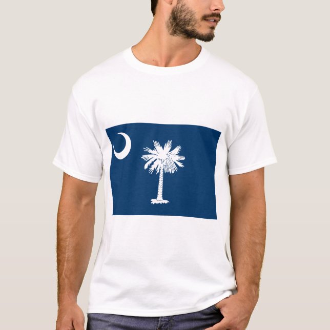 T-shirt Drapeau d'État de Caroline du Sud (Devant)