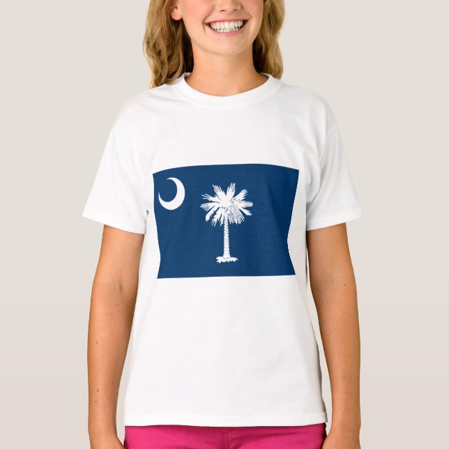 T-shirt Drapeau d'État de Caroline du Sud (Devant)