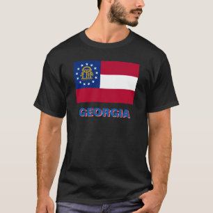 T-SHIRT DRAPEAU D'ÉTAT DE LA GÉORGIE