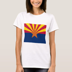 T-shirt Drapeau d'État de l'Arizona