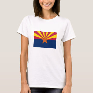 T-shirt Drapeau d'État de l'Arizona