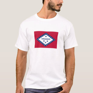 T-shirt Drapeau d'État de l'Arkansas