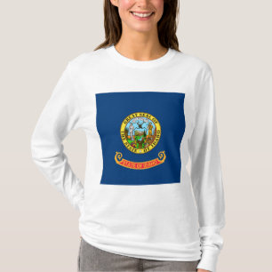 T-shirt Drapeau d'État de l'Idaho