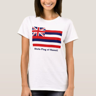 T-shirt Drapeau d'État d'Hawaii