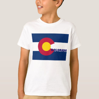 T-shirt Drapeau d'état du COLORADO