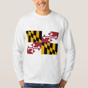 T-shirt Drapeau d'État du Maryland