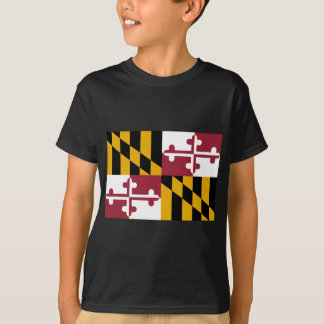 T-shirt Drapeau d'état du Maryland