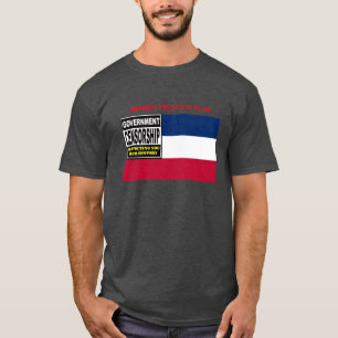 T-SHIRT DRAPEAU D'ÉTAT DU MISSISSIPPI