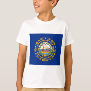 T-shirt Drapeau d'Etat du New Hampshire